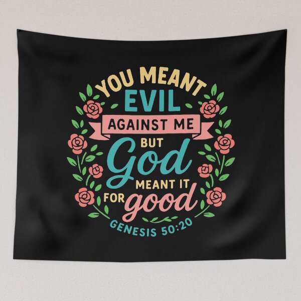 Item preview, Genesis 50:20 You Meant Evil Against Me But God Meant It For Good designed and sold by plushism.