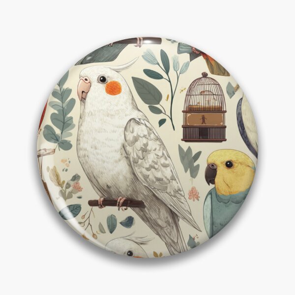 Item preview, Rescued Birds Sanctuary – Pattern of Feathered Friends designed and sold by HelpHaha.