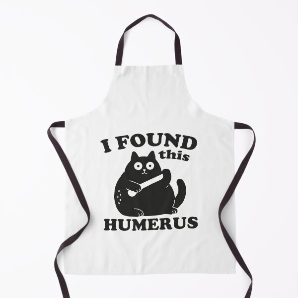 Item preview, I Found This Humerus Cat Black designed and sold by NQArtist.