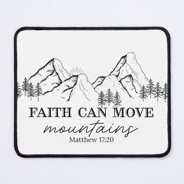 Item preview, Faith can move mountains designed and sold by HopeRenewedStudio.