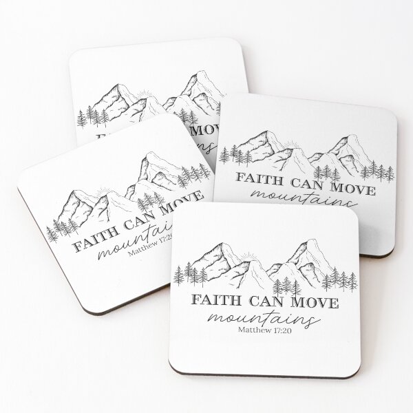 Item preview, Faith can move mountains designed and sold by HopeRenewedStudio.