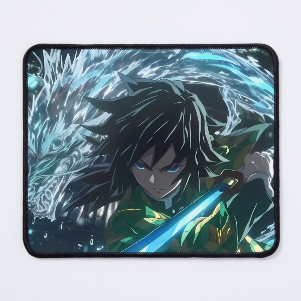 Item preview, Giyu Tomioka Demon Slayer Anime Water Dragon Attack Spectacle designed and sold by Tokyonomad.