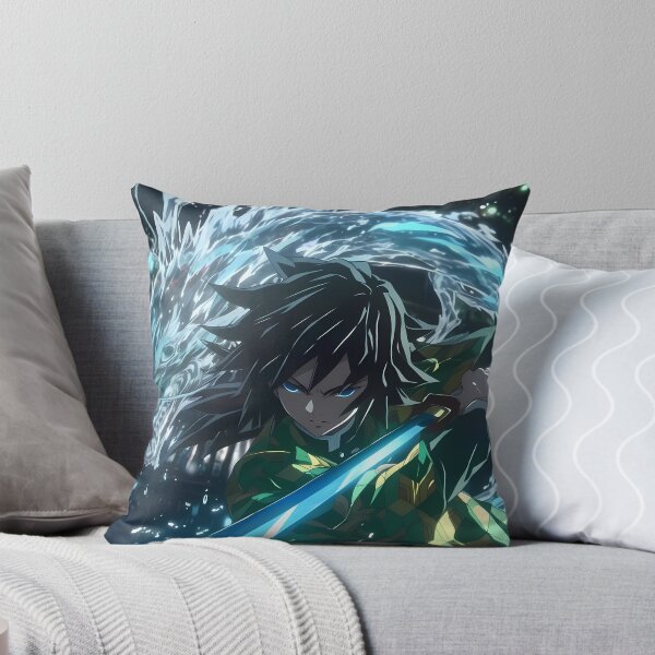 Item preview, Giyu Tomioka Demon Slayer Anime Water Dragon Attack Spectacle designed and sold by Tokyonomad.