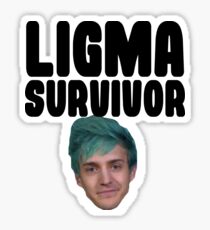 LIGMA - Ninja Face Sticker