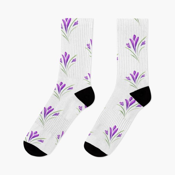 Artikelvorschau, Silent Bloom – Minimalistische florale Illustration in Purpur entworfen und verkauft von Sumpfmaus.
