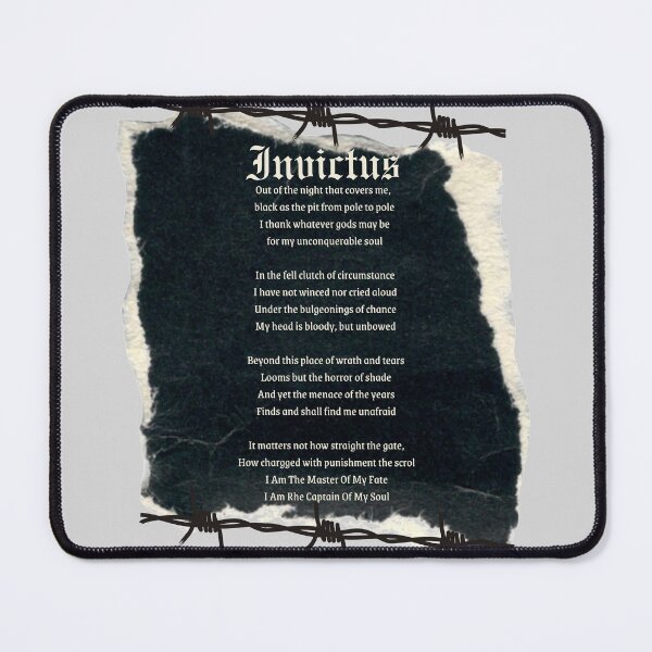 Item preview, Invictus Poem designed and sold by LYFSTYLE GEMS.