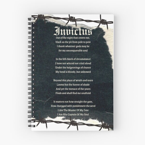 Item preview, Invictus Poem designed and sold by LYFSTYLE GEMS.