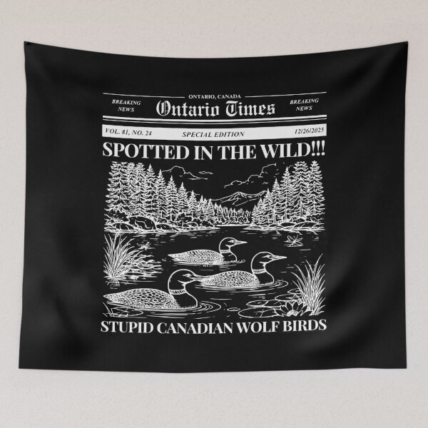Item preview, Heated Rivalry, Stupid Canadian Wolf Bird designed and sold by tierryrincones.
