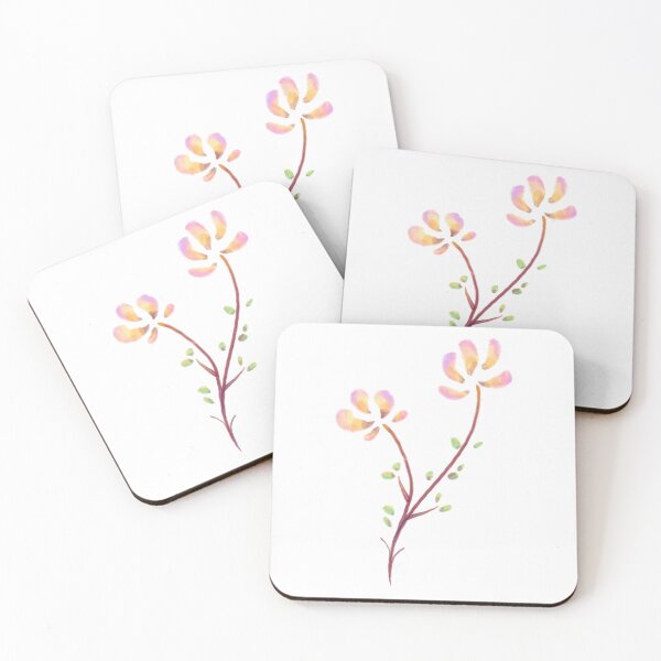 Item preview, Silent Bloom – Minimalist floral illustration in pink designed and sold by Sumpfmaus.