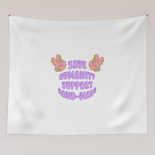 Item preview, Save Humanity Support Hand-Made designed and sold by Slum-Alley.