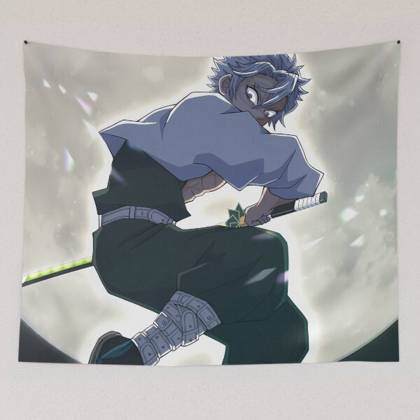 Item preview, Sanemi Shinazugawa Demon Slayer Full Moon Battle designed and sold by Tokyonomad.
