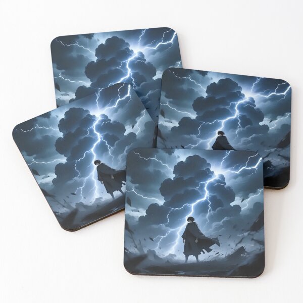 Item preview, Artistic view of a thunderstorms with lighting.  designed and sold by Nomad-Maynard.
