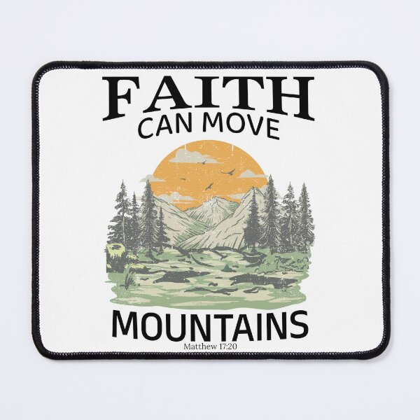 Item preview, Faith can move mountains designed and sold by HopeRenewedStudio.