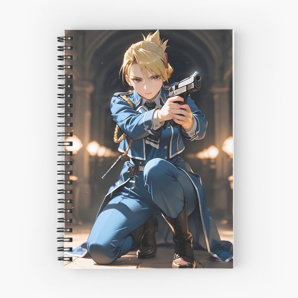 Item preview, Riza Hawkeye Fullmetal Alchemist Anime Commanding Combat Hall Scene designed and sold by Tokyonomad.