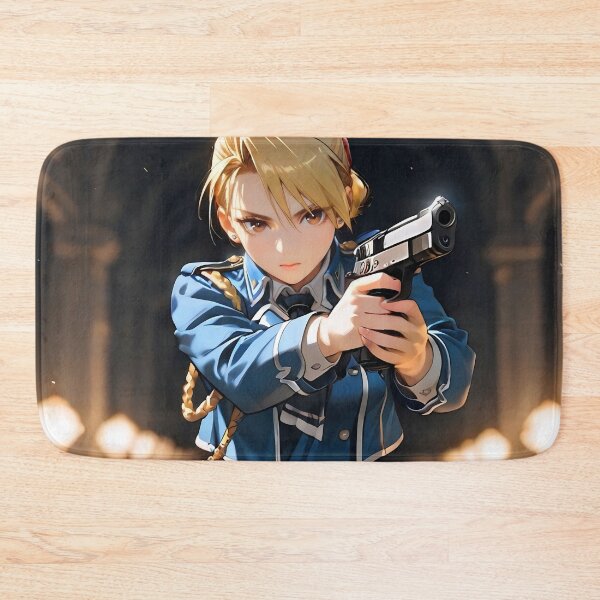 Item preview, Riza Hawkeye Fullmetal Alchemist Anime Commanding Combat Hall Scene designed and sold by Tokyonomad.