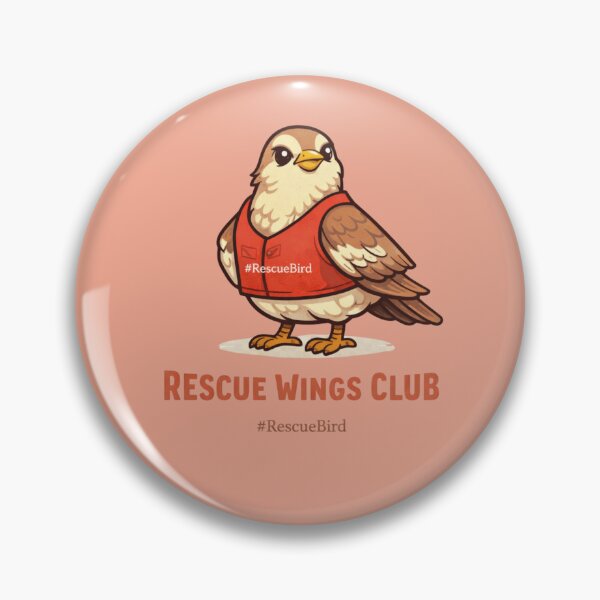 Artikelvorschau, Rescue Wings Club – Cute Bird Rescue Mascot Illustration entworfen und verkauft von HelpHaha.