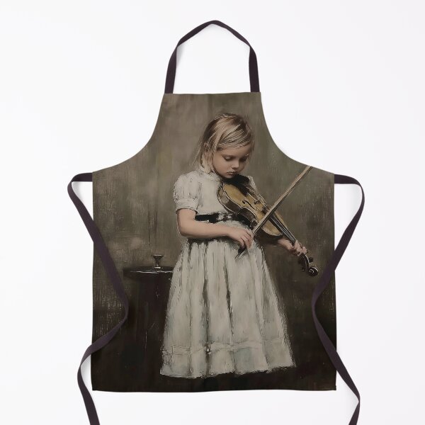 Item preview, Young girl Reflective Violin Practice designed and sold by lautir.