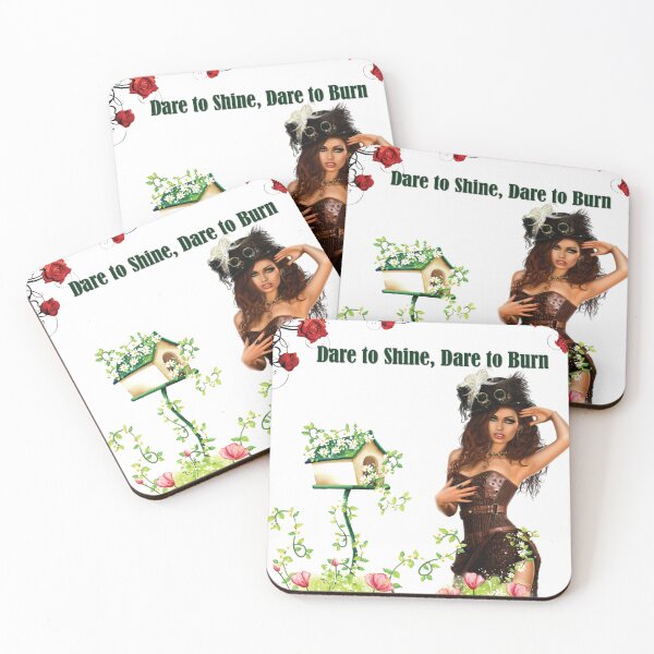 Item preview, Grunge Holiday Aesthetic – Dark Aesthetic Christmas Vibes, Dare to Shine Girl, Floral Art | Nyota designed and sold by GraphixKing999.