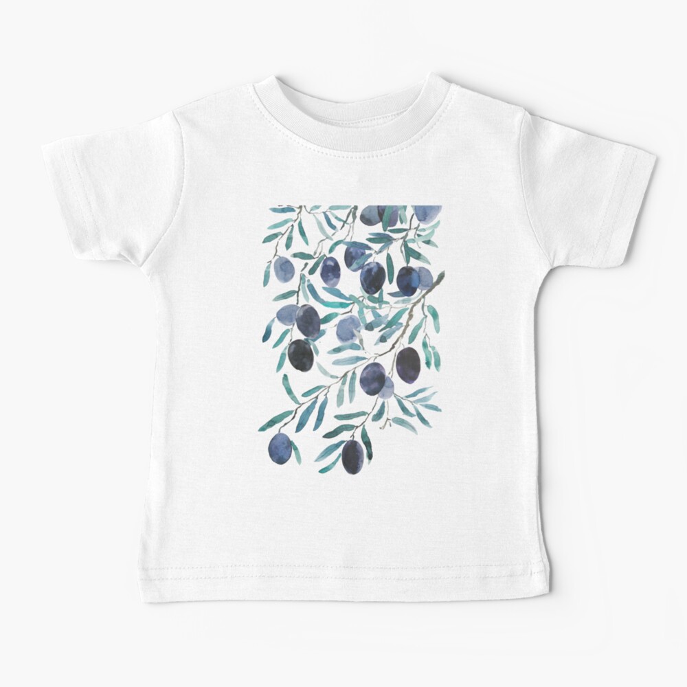 black olive watercolor Baby T-Shirt