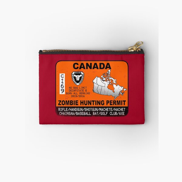 Item preview, Zombie Hunting Permit Canada designed and sold by GritNemesis.