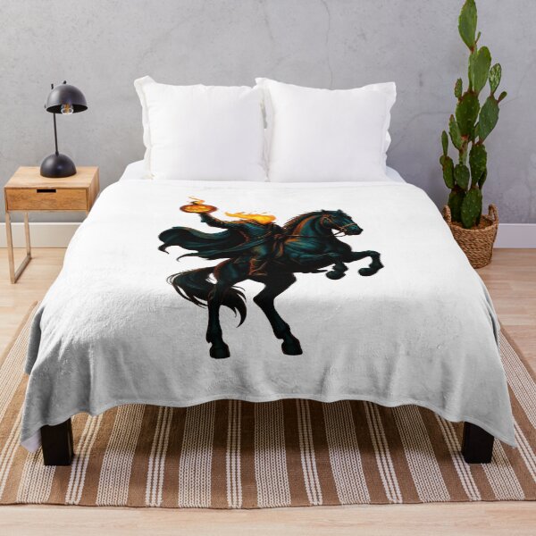 Item preview, Headless Horseman Pumpkin Rider – Scary Halloween Night Artwork  designed and sold by thalloathiew.