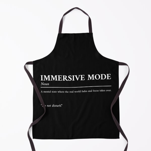 Item preview, Immersive Mode – Minimal Dictionary Style Gaming Design designed and sold by JustJaxGaming.