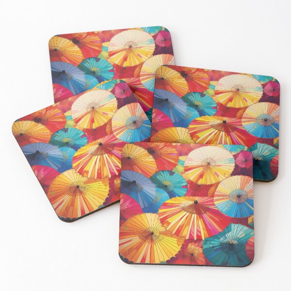 Item preview, Wonderful colorful Japanese umbrella art designed and sold by Photopat.