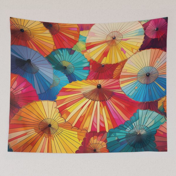 Item preview, Wonderful colorful Japanese umbrella art designed and sold by Photopat.