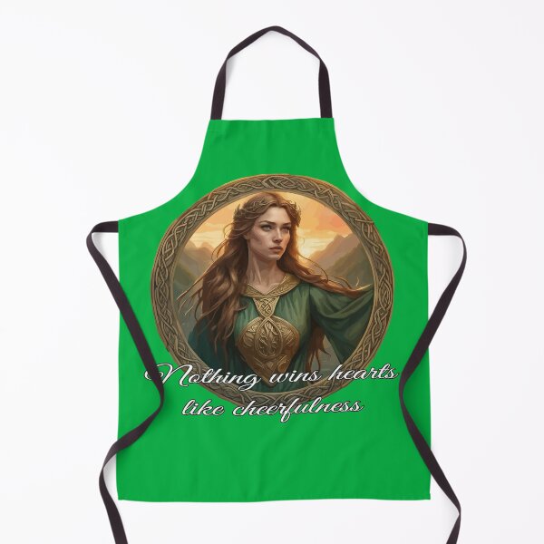 Item preview, Dwynwen Quote Nothing Wins Hearts Like Cheerfulness designed and sold by taiche.