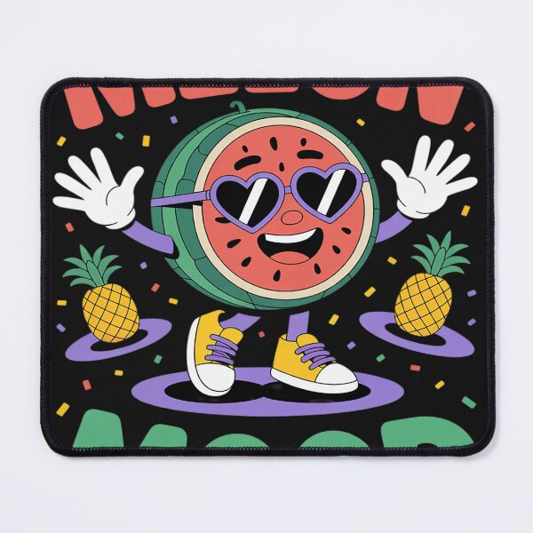 Item preview, Cute Watermelon Character Dancing Melon Mood Summer Break designed and sold by trinfhri.