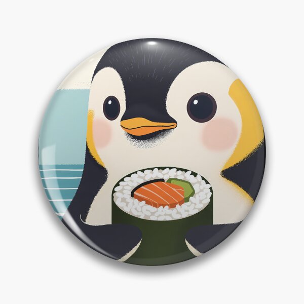 Item preview, Cute Penguin Sushi designed and sold by RkskArt.