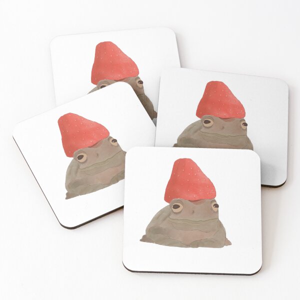 Item preview, funny frog graphic with strawberry designed and sold by 0strokrzew.