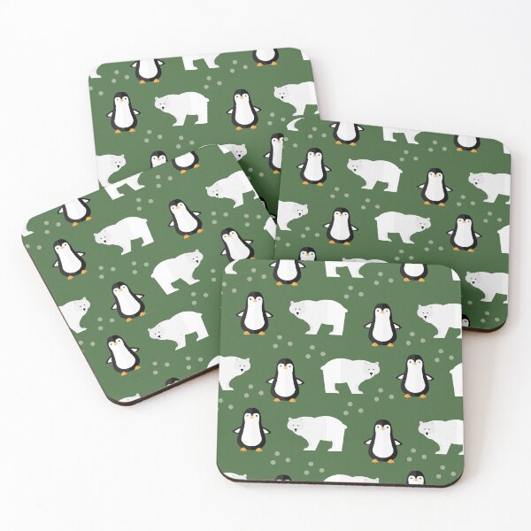 Item preview, Arctic adventures on green designed and sold by reneesillus.