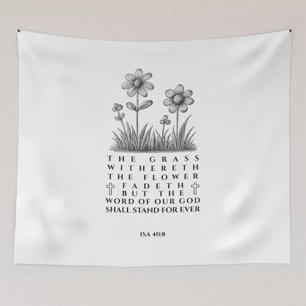 Item preview, Isaiah 40:8 God's Word Stands Forever (KJV) designed and sold by Clothed in Scripture.