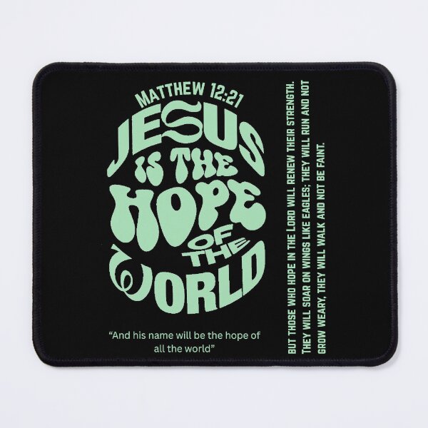 Item preview, Copy of Jesus Is The Hope of The World Caligraphy; matthew 12:18-21 designed and sold by LYFSTYLE.GEMS.