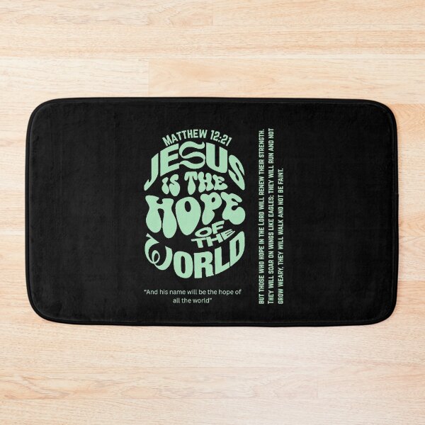Item preview, Copy of Jesus Is The Hope of The World Caligraphy; matthew 12:18-21 designed and sold by LYFSTYLE.GEMS.