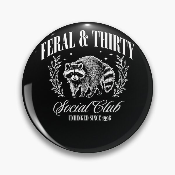 Item preview, Feral and Sixty Social Club Unhinged Since 1966 designed and sold by JuliWaddle240.