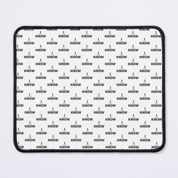 Item preview, I Know / I Don’t Know (At First Glance) – Typographic Illusion Quote 002 designed and sold by What the fun.