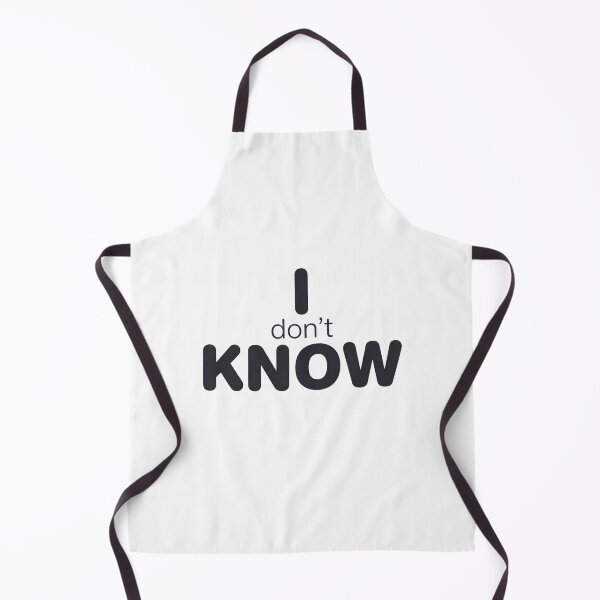 Item preview, I Know / I Don’t Know (At First Glance) – Typographic Illusion Quote 002 designed and sold by What the fun.