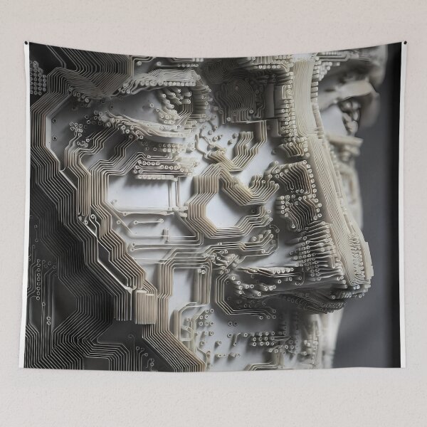 Item preview, Face Motif, Organic Bacterial Abstract Texture (image size 7840x11680) designed and sold by Digital-Davinci.