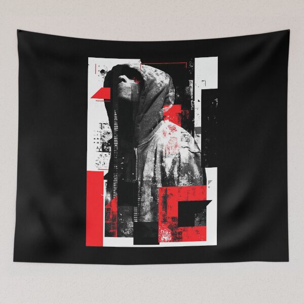 Item preview, Urban Shadow – Abstract Hooded Figure designed and sold by wolfgangrainer.
