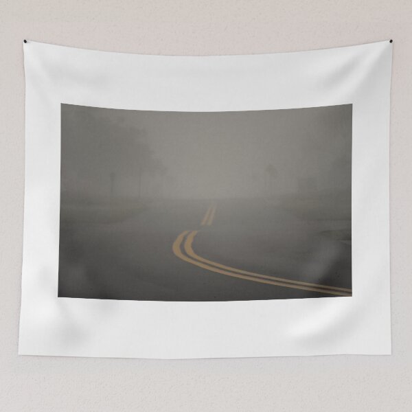 Item preview, Misty Road at Dawn designed and sold by MercerImages.