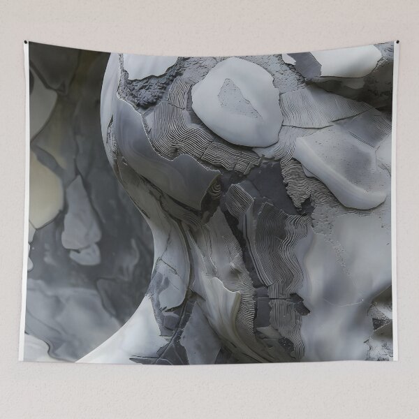 Item preview, Face Motif, Organic Abstract Texture (image size 7840x11680) designed and sold by Digital-Davinci.
