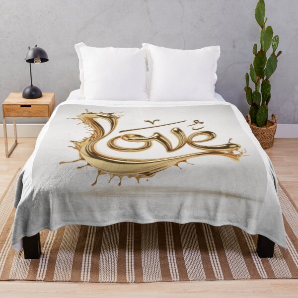 Item preview, Stylized Arabic Love Word in Liquid Gold designed and sold by Wonderful Designs.