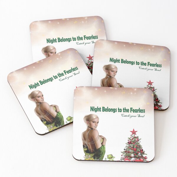 Item preview, Grunge Holiday Aesthetic – Dark Aesthetic Christmas Vibes, Night Sky Girl, Festive Holiday Art | Nyota designed and sold by GraphixKing999.