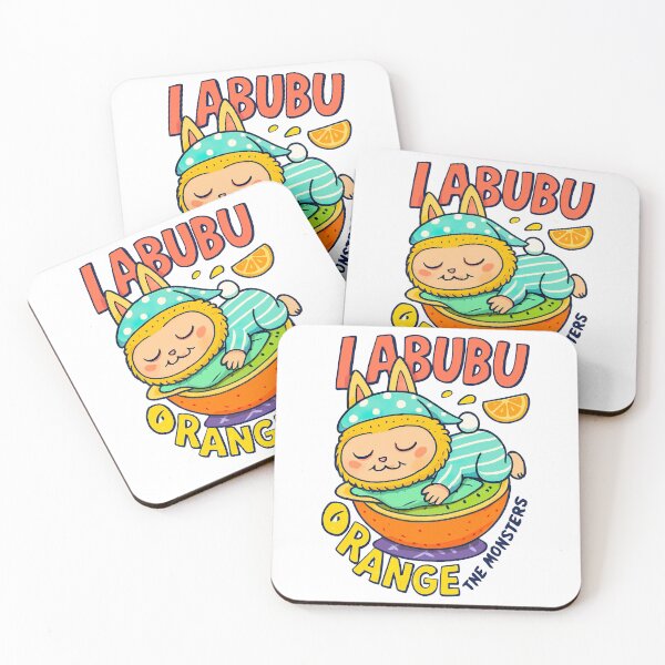 Item preview, Labubu - THE MONSTERS Tasty Macarons Vinyl Face - Popmart designed and sold by graphic-genie.