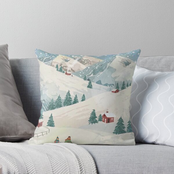 Item preview, Winterwondeland Skiing in the Alpes style designed and sold by taika tori.