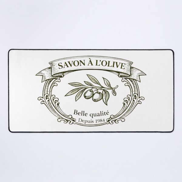 Item preview, Savon à l’Olive Vintage French Soap Label T-Shirt designed and sold by LoppiPrintShop.