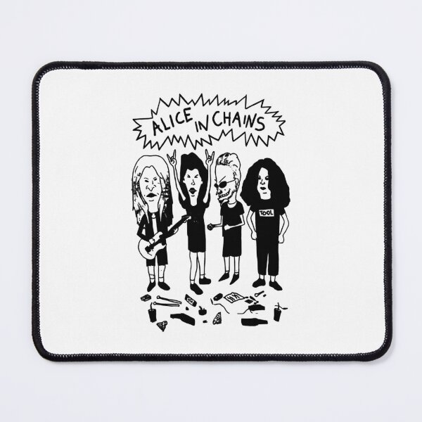 Item preview, Alice In Chains Hand Drawn Band Cartoon designed and sold by Anthonedd.