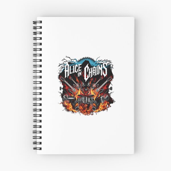 Item preview, Alice In Chains Flaming Grunge Emblem designed and sold by Anthonedd.